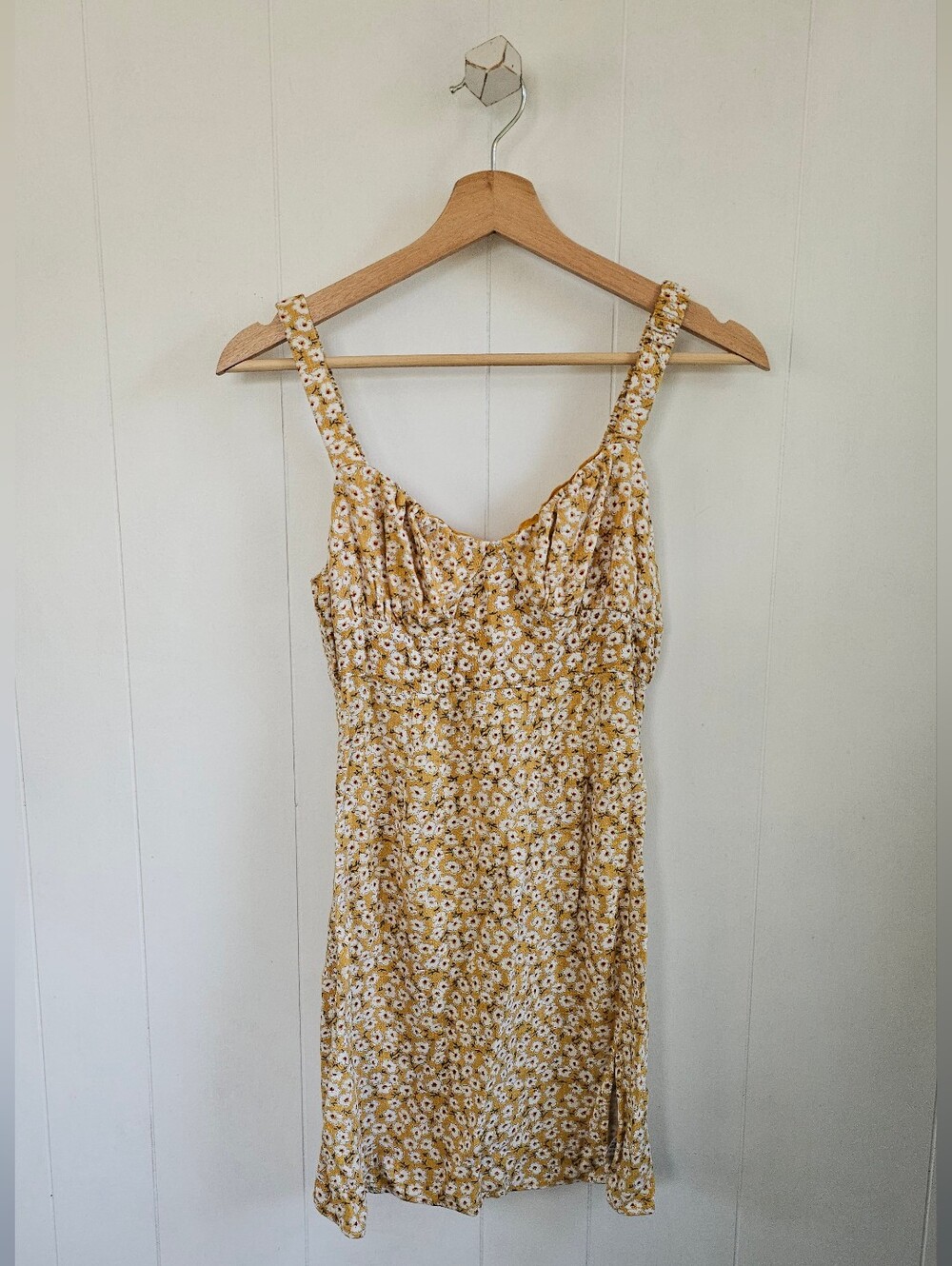 AEROPOSTALE Golden Floral Sun Dress